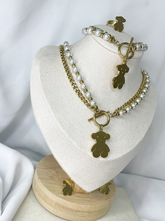 Rosa Necklace Set