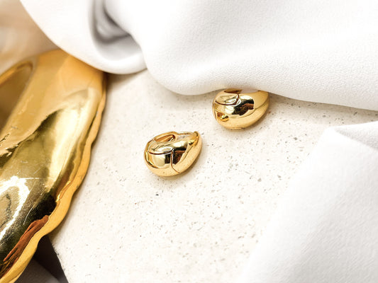 Dorothea Gold Stud Earrings