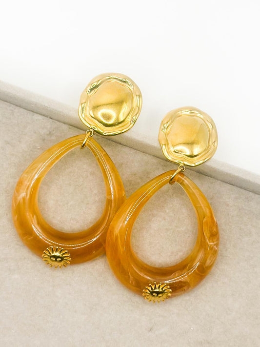 Selmae Gold  Earrings