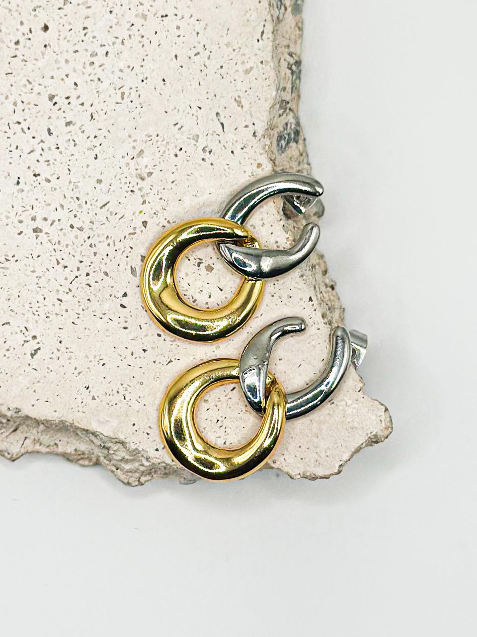 Liri Gold and Silver Earrings