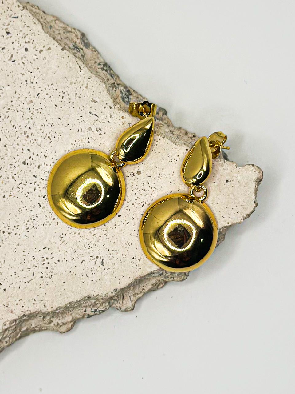 Luni Gold Earrings