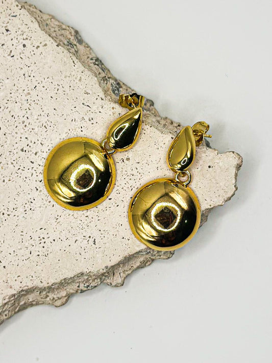 Luni Gold Earrings