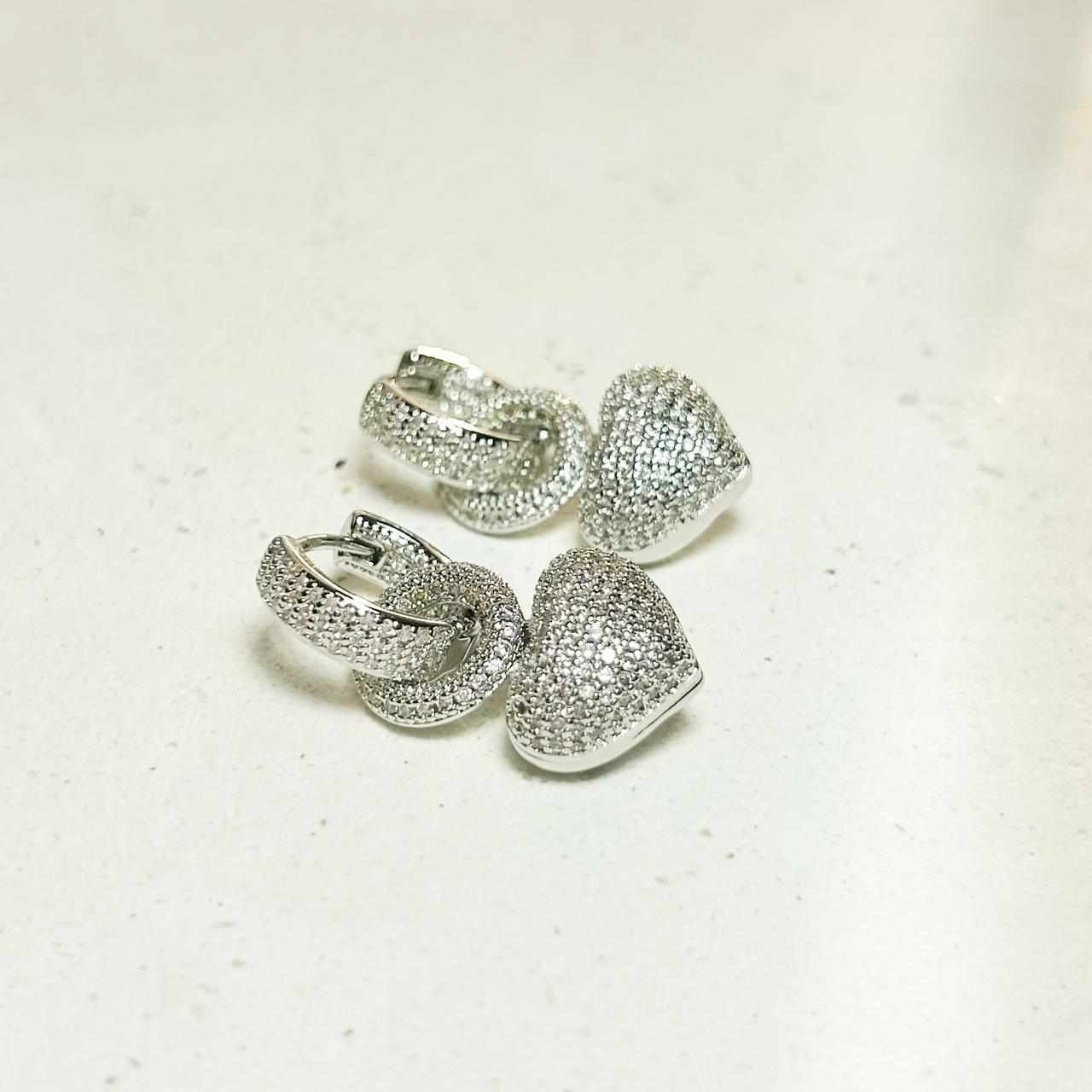 Arie Silver Earrings