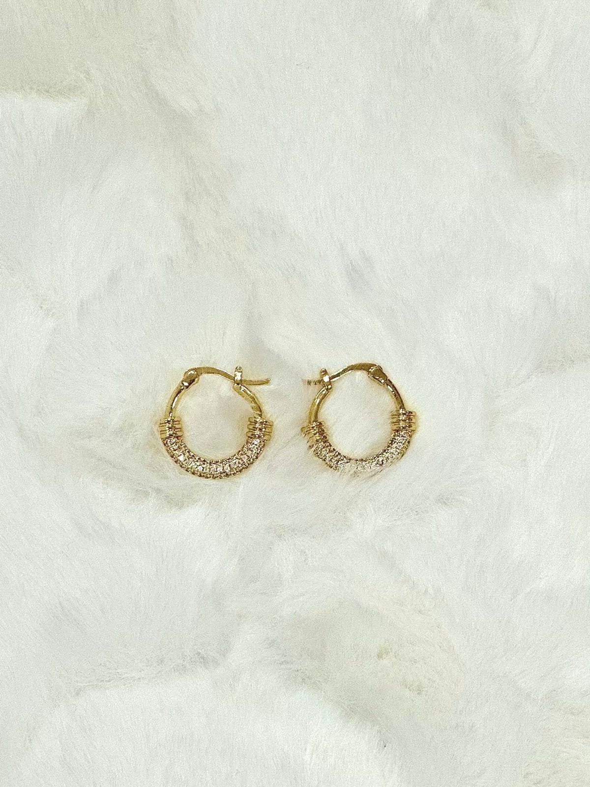 Zafiella Gold Earrings